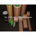 PTFE coated fiberglass fabric adhesive tape - single-sided adhesive, heat resistant for sealing machines